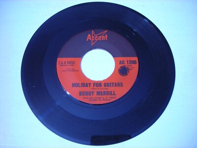 Buddy Merrill Holiday for Guitars / Take Five 1966 45rpm VG++