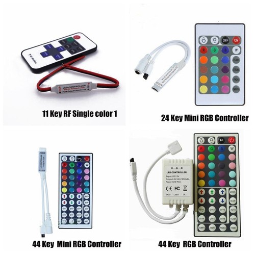 New Inline Striscia Remote Controller Dimmer LED Strip Light Switch RF ...
