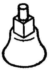 New Cal-Scale 430 HO Bells for Diesel locos (brass cast) - Underframe Mount Pk/2