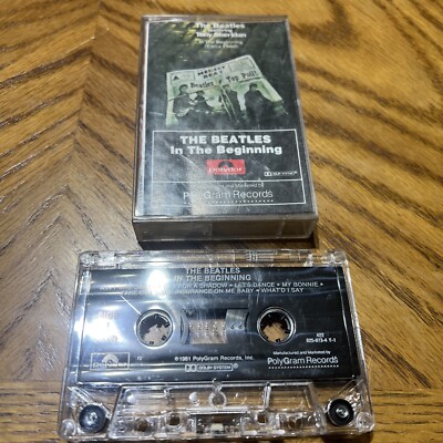 The Beatles In The Beginning Cassette tape 1981 Out Of Print John Lennon Ringo