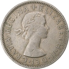 #1220755 Great Britain, Elizabeth II, Florin, Two Shillings, 1961, Copper-nic,