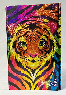 Vintage LISA FRANK Forrest Tiger Rainbow Trifold Flip Out Agenda