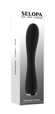 Selopa Ultimately Pleasurable Midnight Magic Powerful Vibrator Black, New