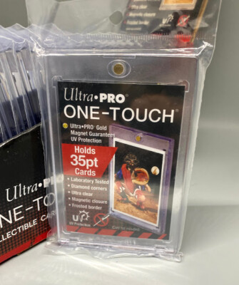 Lot of 3-Ultra PRO-35 Pt One Touch Magnetic Trading Card Holder UV Protection 