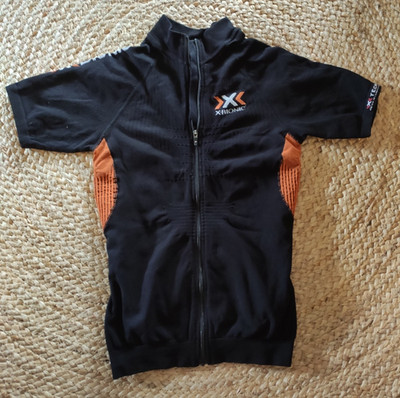 X-Bionic Radtrikot Herren Orange Gr. S Polyamid 86 %