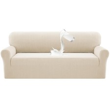 PrinceDeco Waterproof Couch Covers Slipcovers Large Sofas,1 Piece Stretch