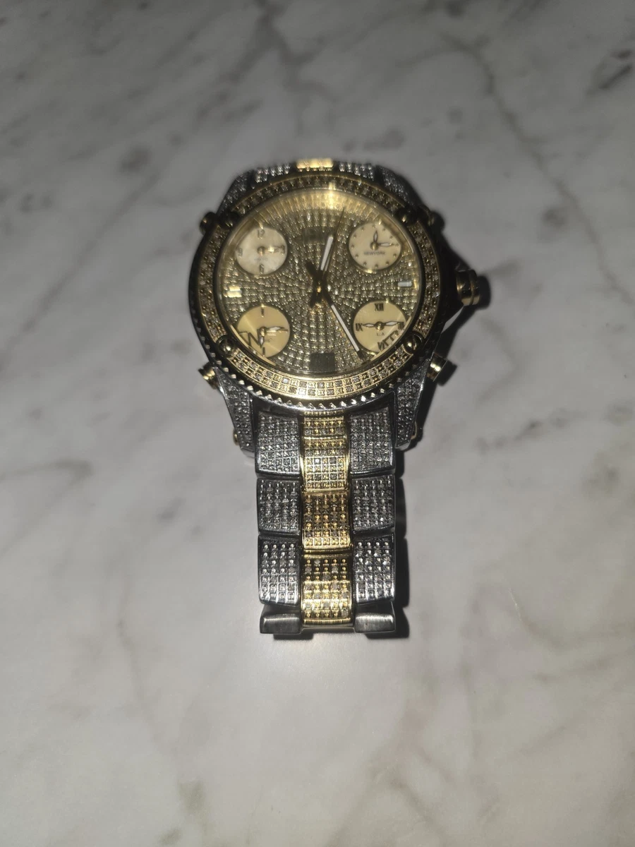 JBW Vixen Crystal Pave Dial Gold-Plated Stainless Steel Ladies Watch NEW J6327D Ladies main image 4