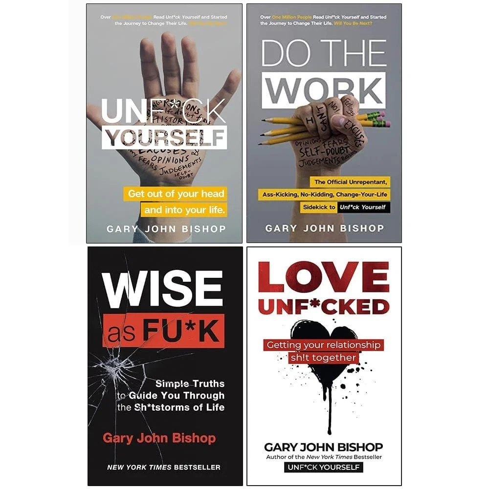 Unfu*k Yourself Series 4 Books Collection Set by Gary John Bishop Paperback