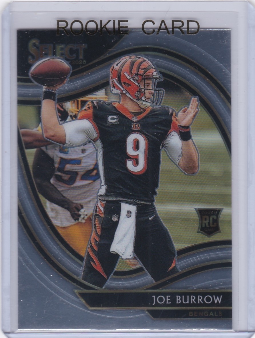JOE BURROW ROOKIE CARD 2020 Select FIELD LEVEL RC Cincinnati Bengals Football