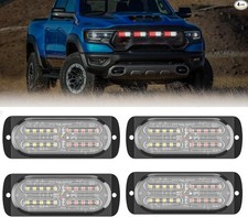 4-pack Aluminum Led Strobe Light 20 Leds Per L Color Whiteredsize 4 Packs 4-pack Aluminum Led Strobe Light 20 Leds Per L Color Whiteredsize 4 Packs