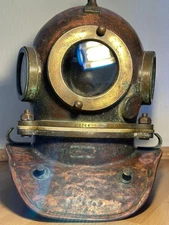 Original Soviet Russian 3-bolt Diving helmet #2204, made in USSR