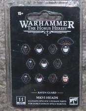Forgeworld Space Marines Raven Guard MKVI Heads BNIB New The Horus Heresy 30K GW