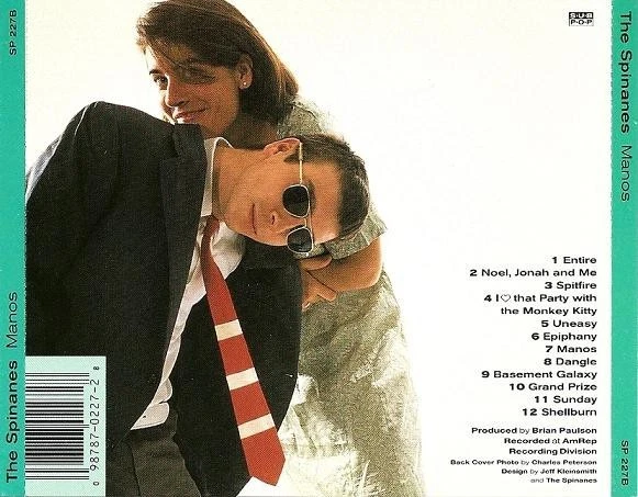 1 CENT CD  The Spinanes – Manos  ( Debut album, hit song "Noel, Jonah and Me ) - Image 2 of 2