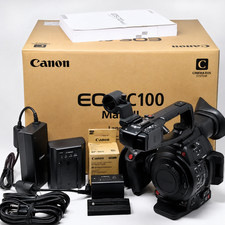 Canon EOS C100 Mark II Prestine Only 74 Hours Complete Kit
