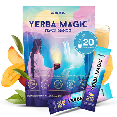 Yerba Magic Instant Yerba Mate   Natural Energy & Clarity  30 Servings,