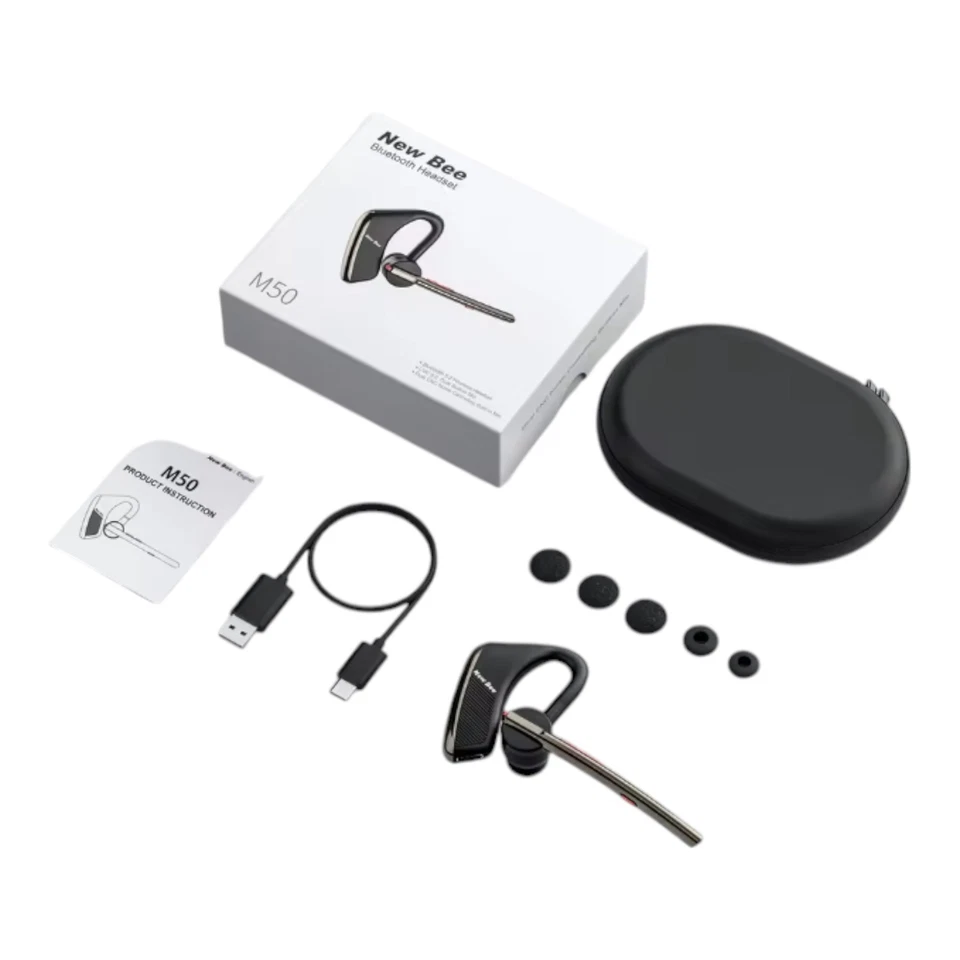 Auriculares Bluetooth Dragon | Nuevos con caja | Cancelación de ruido | Micrófono incorporado doble Foto 4 de 4
