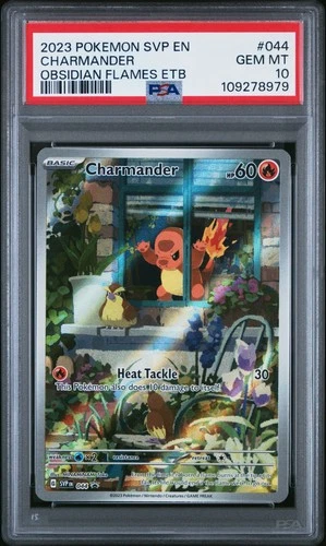 PSA 10 Charmander 44 SVP Promo Pokemon Obsidian Flames ETB GEM MINT 2023