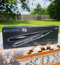 Bio Ionic 10X Pro Styling Flat Iron 1" Nano Ionic Vibrating Plates - Open Box