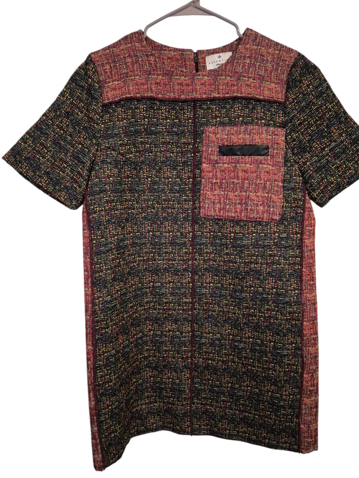 Anthropologie Essential Antwerp Dress Size 42/12 Structured Tweek Midi
