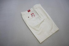 Izod Luxury Sport Khaki Chino Shorts White Casual Flat 9" INS Mens Sz 40 NWT