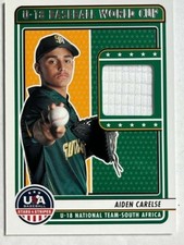 2023 Panini Stars and Stripes U-18 World Cup South Africa Materials Pick LIst