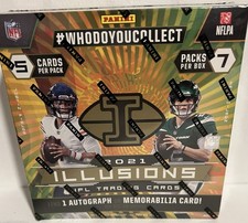 2021 Panini Illusions NFL Football Mega Box Brand New Factory Sealed