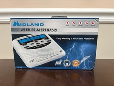 Midland Weather Alert Radio WR120B NOAA White Brand New