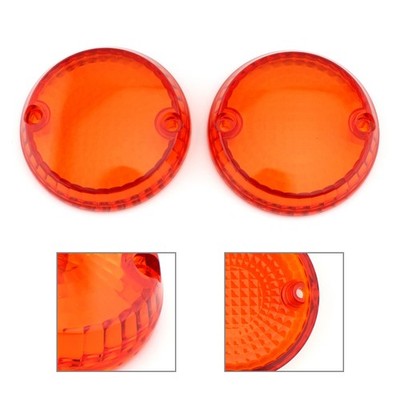 2x Amber Turn Signal Lens For Kawasaki Vulcan 1500 Classic Mean Streak 1600 US