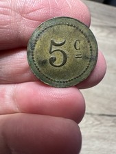 Gettone 5 Centesimi Lavenir Regional Raro