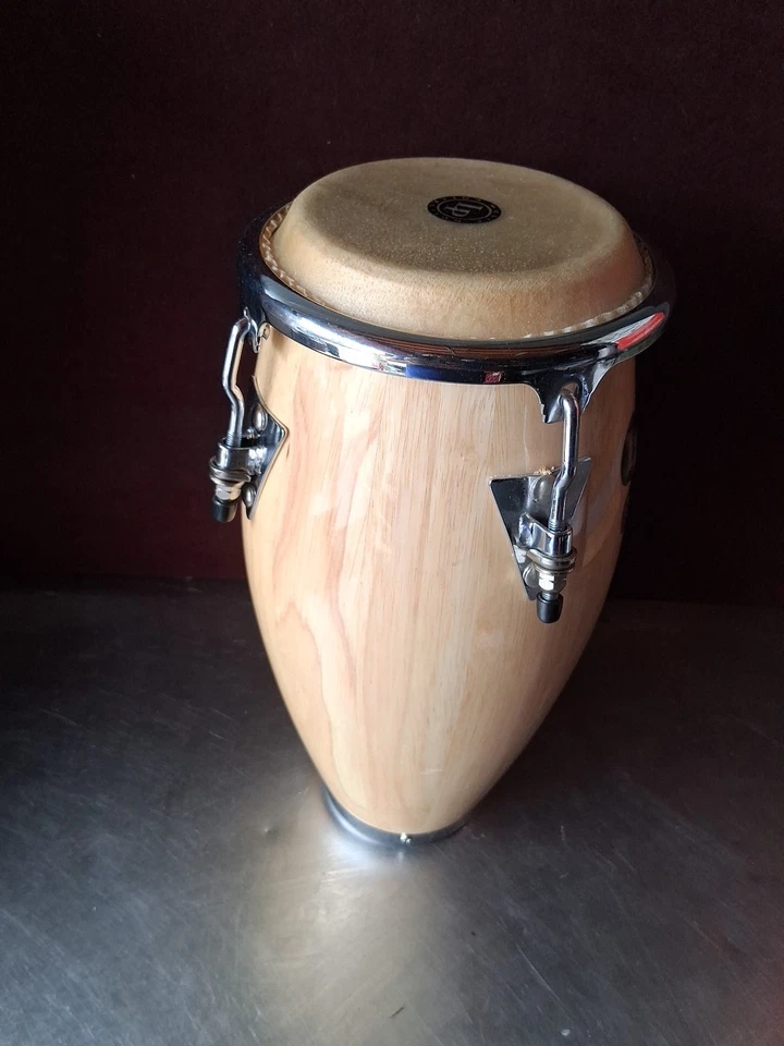 Pre-Owned 11" Hand crafted  Wood Mini Tunable LP Conga Drum  - Image 4 of 4
