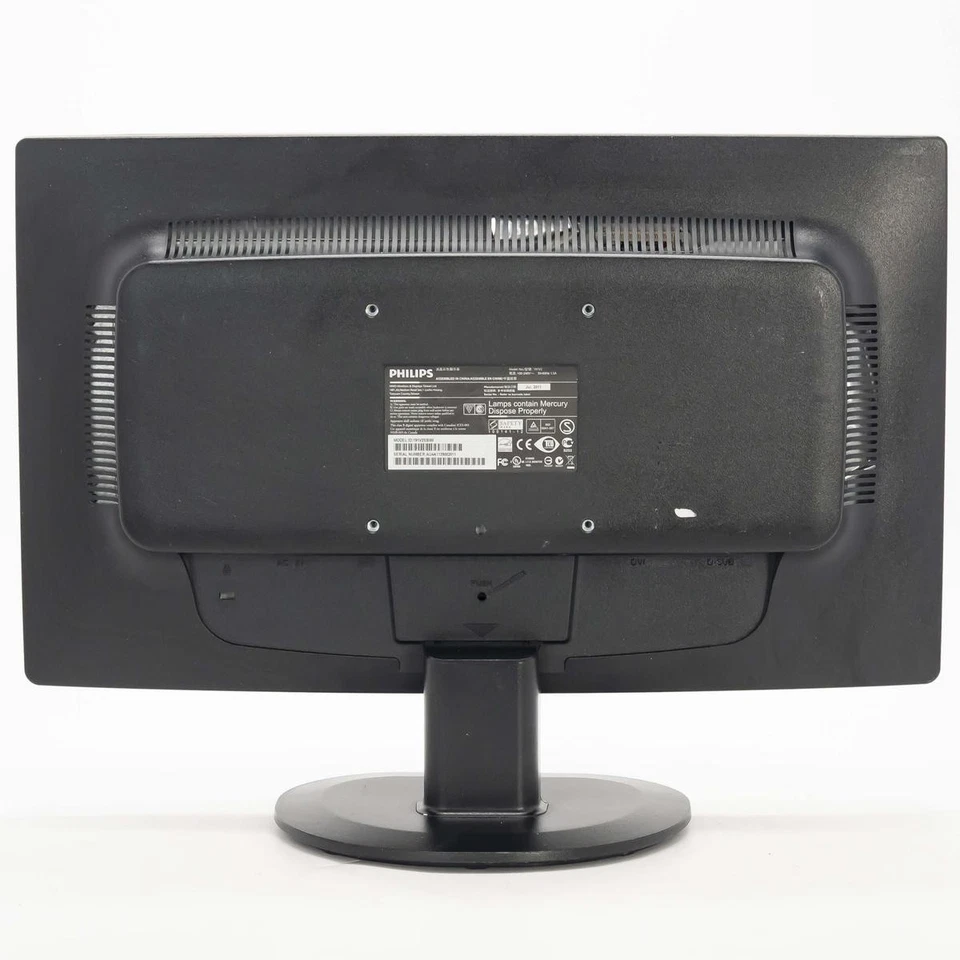 PHILIPS 191V2 19" WIDE MONITOR LCD-BILDSCHIRM CASSA POS DVR VGA COMPUTER PC - Bild 4 von 4