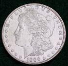 1886 Morgan Silver Dollar UNC/BU $1 US Mint Coin 90% EX NICE Bright Uncirculated — photo 6