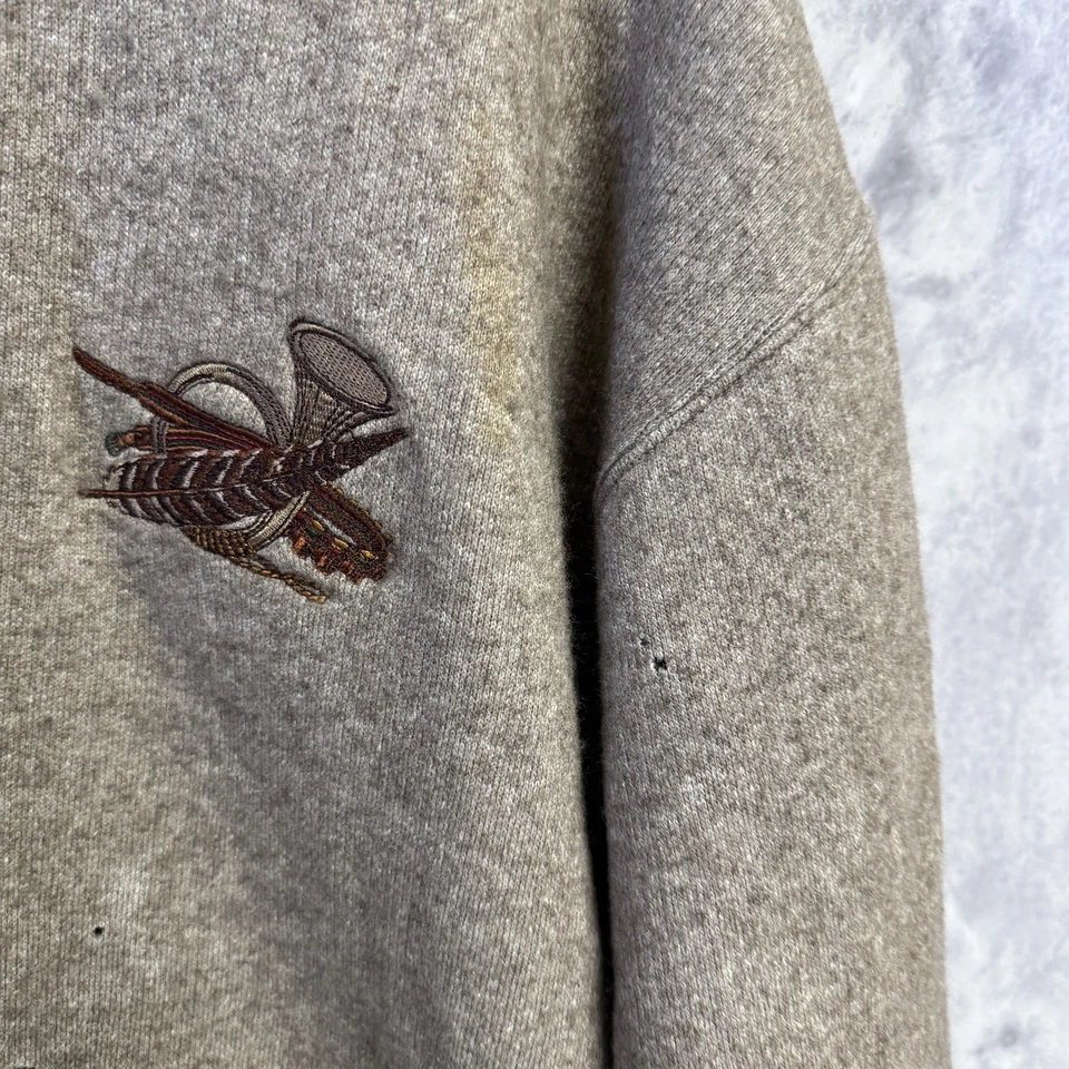 Suéter Vintage Años 70 GUCCI Lana Lana Cuello Marrón Raro Talla M 25x25 Foto 4 de 4