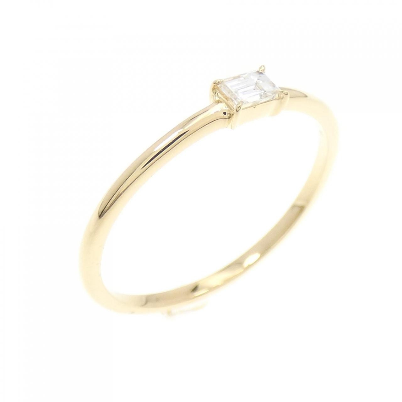 Authentic [Remake] K18YG Diamond Ring 0.10CT #270-003-948-4731