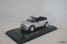 Minichamps Mini Cooper Cabriolet 2004 1 43 Miniature Car Silver MINI COOPER