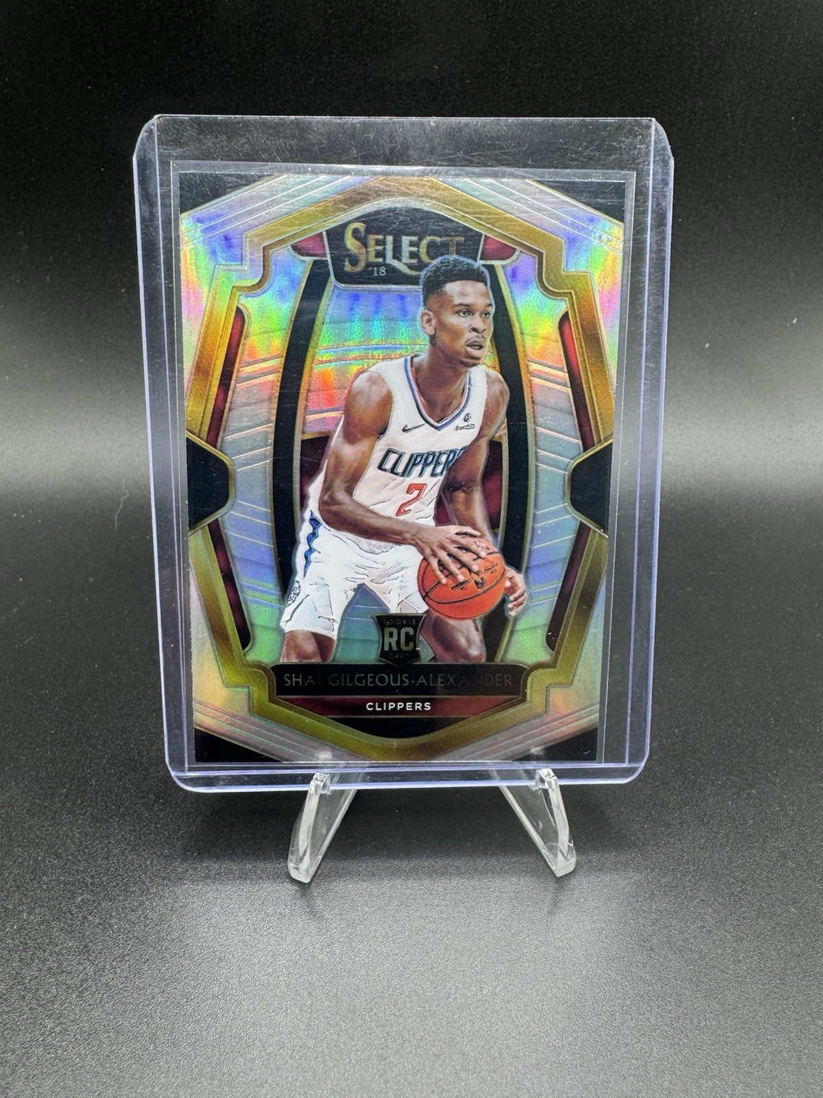 2018-19 Panini Select - Premier Level Shai Gilgeous-Alexander #104 Silver Prizm