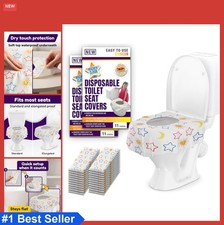 Disposable Toilet Seat Covers XL 22 Pack Waterproof Potty Training Travel