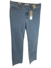 Levi's 314 Shaping Straight Jeans Womens 33x32 Blue Light Wash Stretch Denim