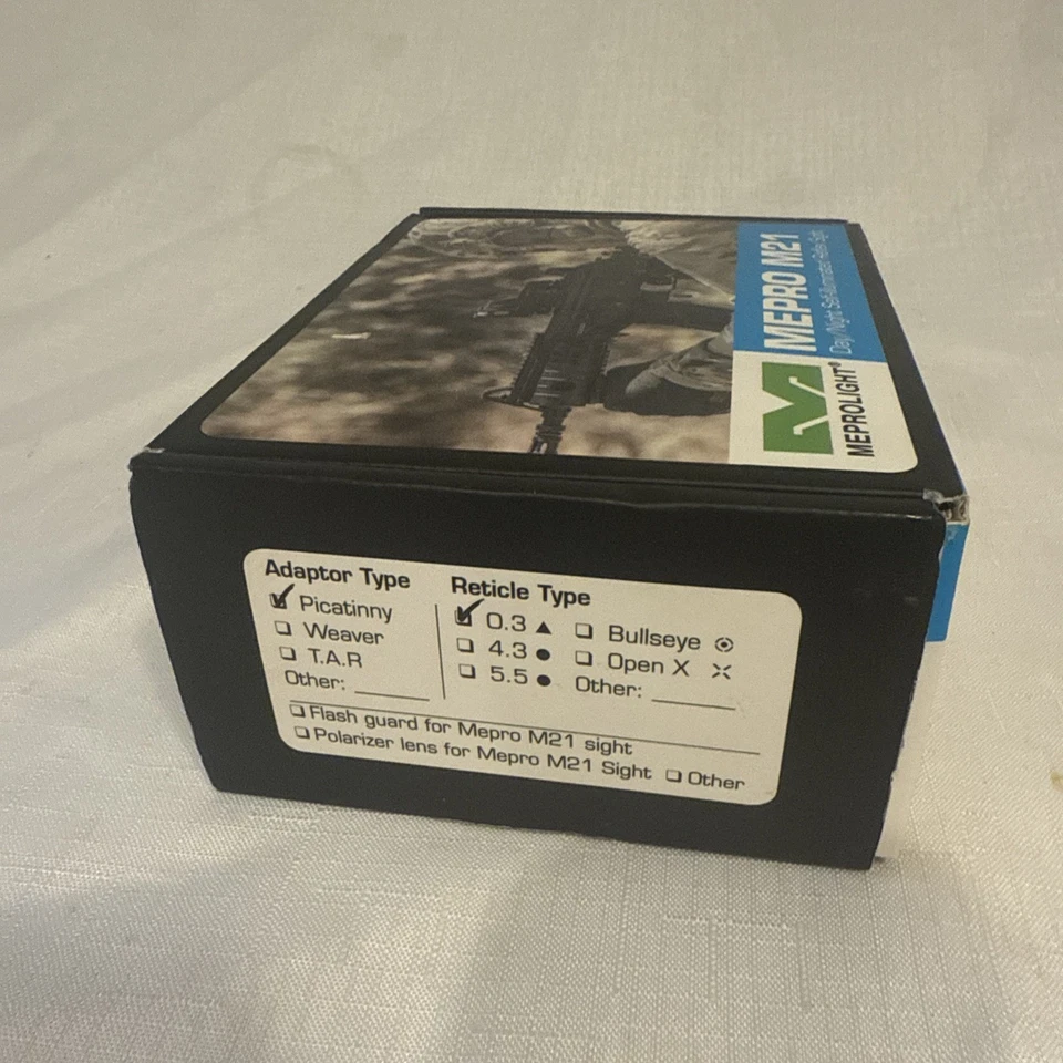 Meprolight M21 Reflex Vista Triángulo Retícula Picatinny Iluminador Killflash Set Foto 3 de 4