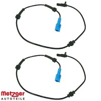 2X Sensor FüR Raddrehzahl Metzger 0900671 2 Sensor Raddrehzahl