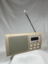 Sony Liv Portable 4-Band TV Weather FM AM Clutch Radio ICF-M410V TESTED WORKS
