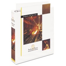 Avery Heavy-Duty 3 Ring Binder, 1.5" Slant Rings, 1 White Binder