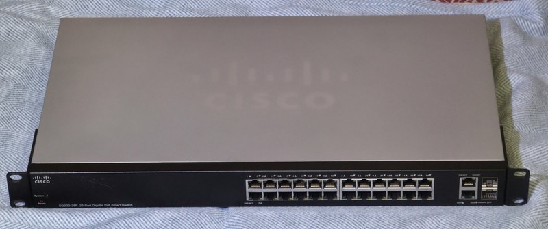 Cisco SG220-26P 26-Port Gigabit PoE Smart Plus Switch