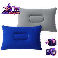 Campingkissen 2PCS Ultraleicht Aufblasbar Beflockung 34X22 Cm 2 StüCk