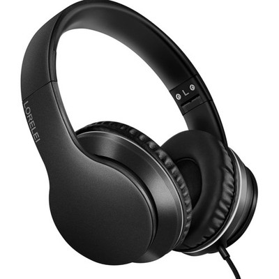 Kopfhörer Kabelgebunden Over-Ear Stereo Bass Mikrofon Schwarz