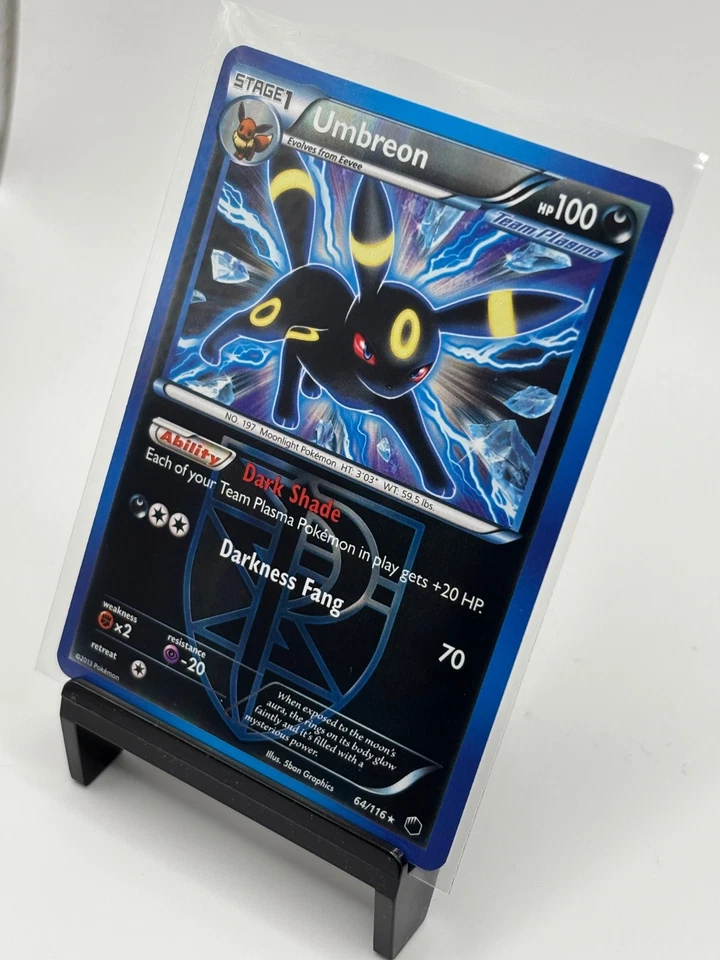 Umbreon (Team Plasma) Reverse Holo Rare Plasma Freeze 64/116 NM - Image 3 of 4