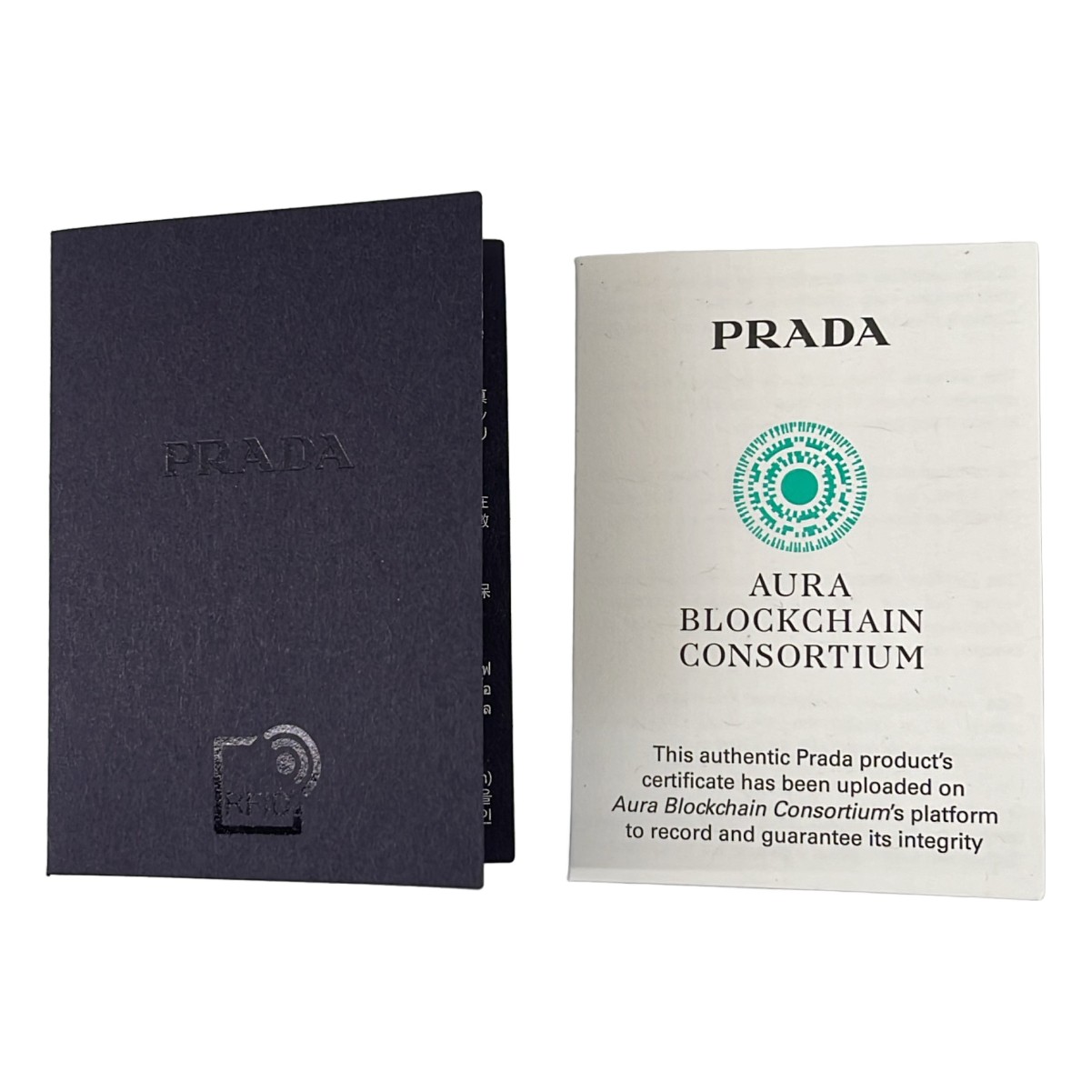 PRADA Triangle Logo Plate Tessuto Nylon Pouch — image 9