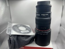 Canon EF 100 f/2.8l Macro lens with UV filter