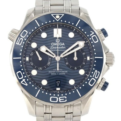 Authentic Omega Seamaster Diver 300M Chronograph 210.30.44.51.03.001 Stainle...