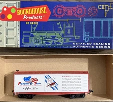 HO Scale Roundhouse 36’ Boxcar. Freedom